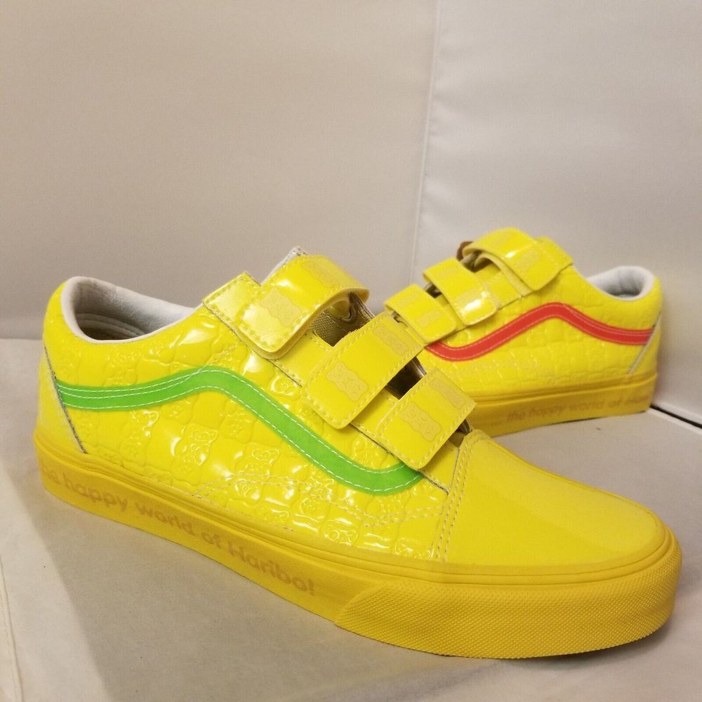 Vans x Haribo Gummy Bears Old Skool V Checkerboard Yellow Skate Shoe (M8/W9.5)‎